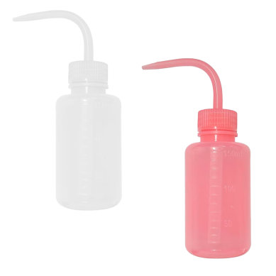 Botella de plástico transparente para jabón 150ml