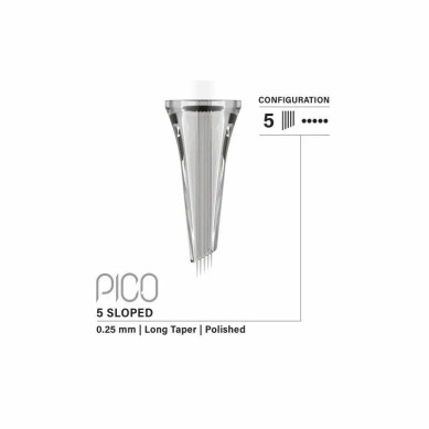 Vertix Pico 5 SLOPED / 0.25mm Long Taper (paquete de 20 unidades)