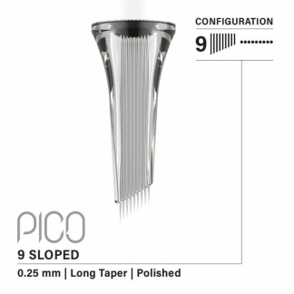 Vertix Pico 9 SLOPED / 0.25mm Long Taper (paquete de 20 unidades)