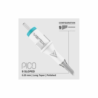 Vertix Pico 9 SLOPED / 0.25mm Long Taper (paquete de 20 unidades)