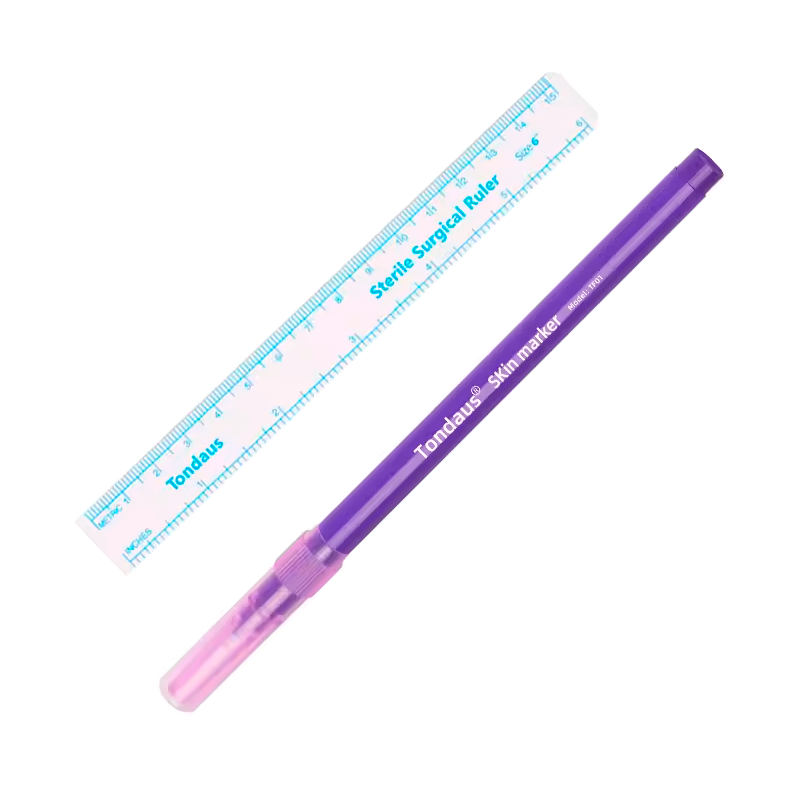 Rotulador Quirúrgico para Tatuaje de Cejas Morado - 0.5mm / 1mm