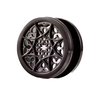 Dilataciónes de Acero Inoxidable 316L estilo Ghotic Rose - 8mm