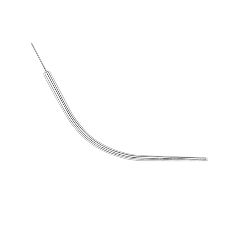 Pin de Insertion Curvado de Titanio sin Rosca