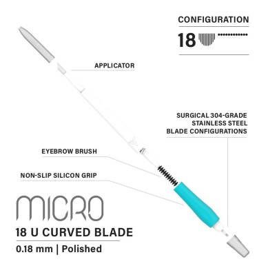 Vertix Micro Microblades 0.18 MM - Cuchilla 18 U