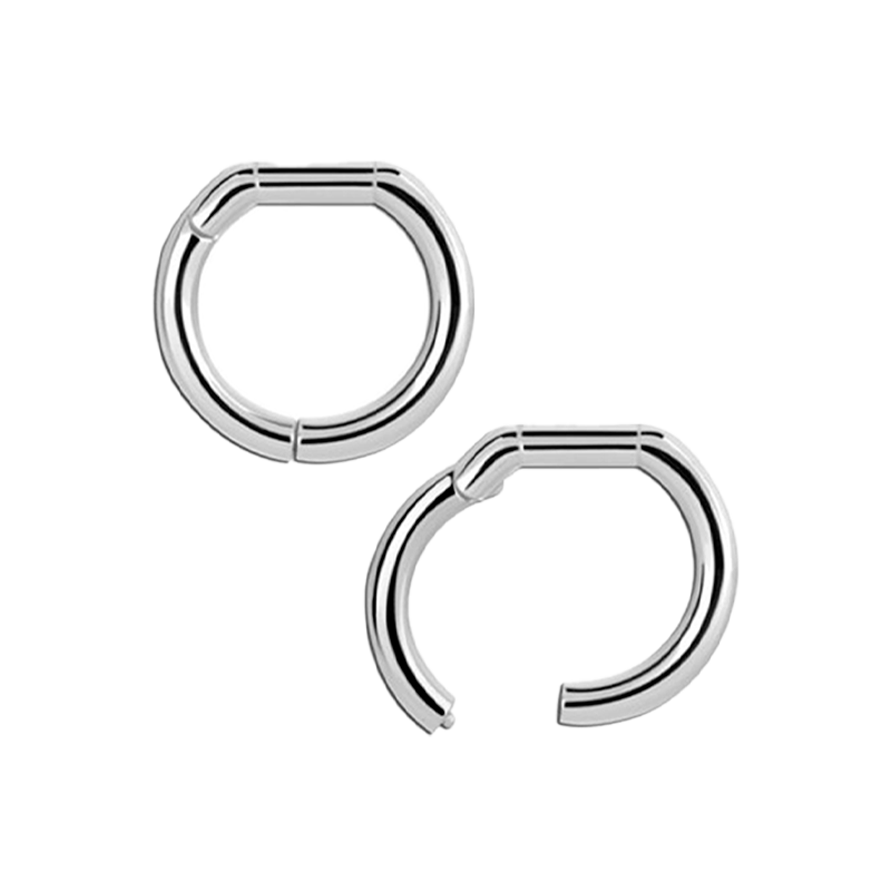 Anillo Clicker para Septum de Acero Quirúrgico 316L