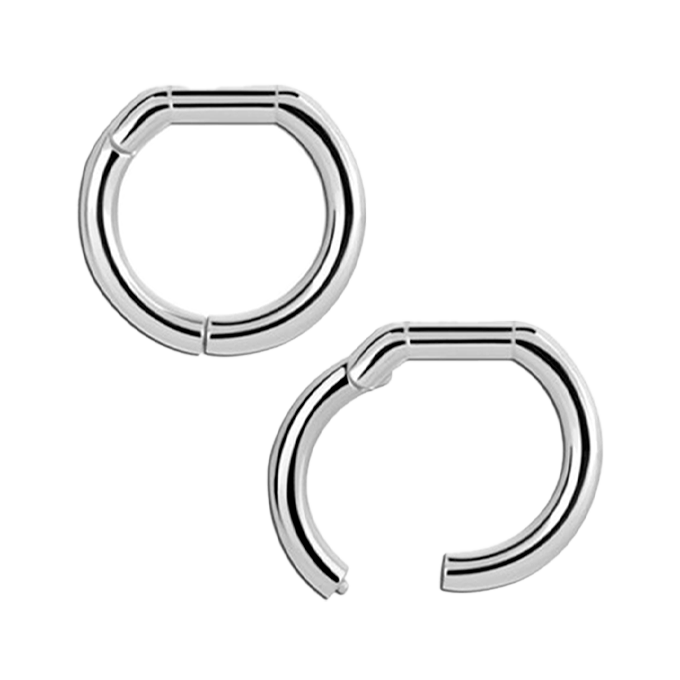 Anillo Clicker para Septum de Acero Quirúrgico 316L