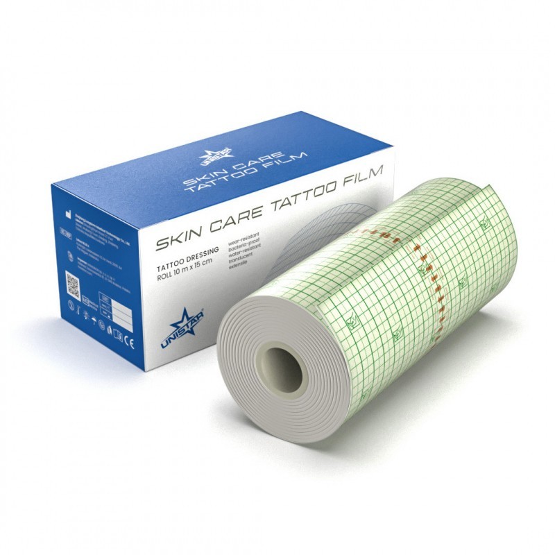 UNISTAR PELÍCULA DE TATUAJE EN ROLLO – 10 MX 15 CM