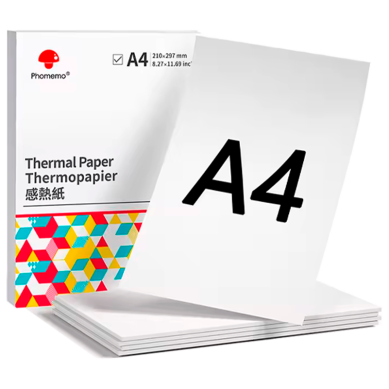 Papel Térmico Phomemo - 100 Hojas