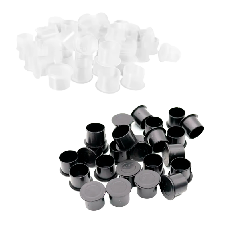 Caps con Base Negros o Blancos - 17/20mm 50uds