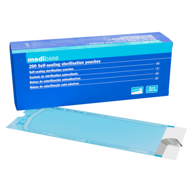 Bolsas de esterilización termosellables (200 uds.) 90x255mm