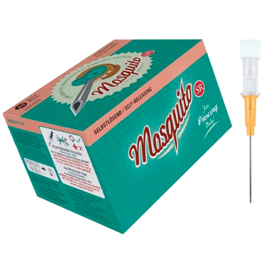 Agujas para Piercing Mosquito con Catéter Autodesechable 14G