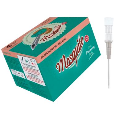 Agujas para Piercing Mosquito con Catéter Autodesechable 16G