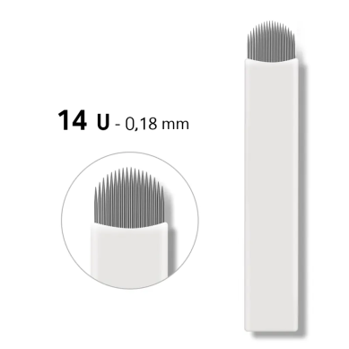 AGUJAS PARA BOLÍGRAFO MICROBLADING 14U-0.18mm SEM (SOFT EDGE MAGNUM)