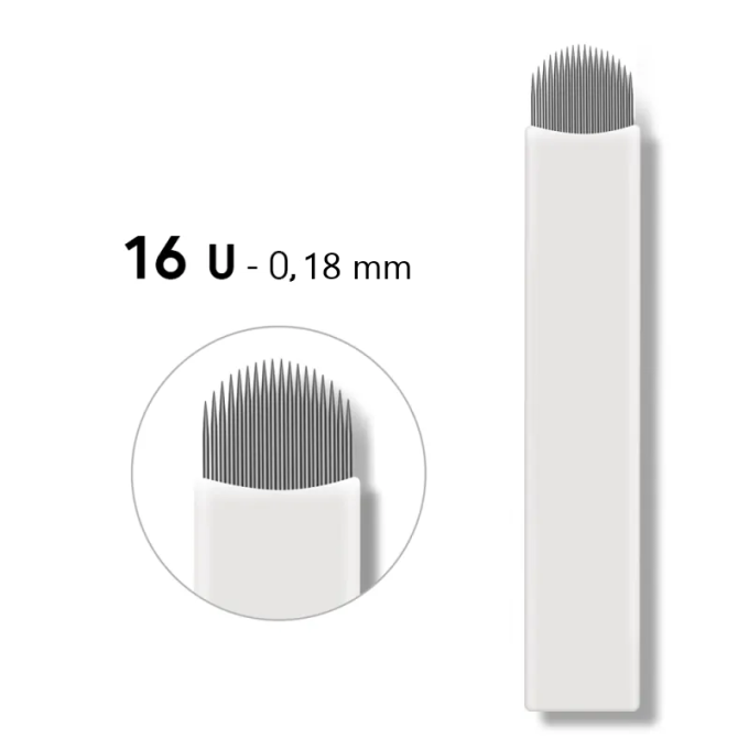 AGUJAS PARA BOLÍGRAFO MICROBLADING 16U-0.18mm SEM (SOFT EDGE MAGNUM)