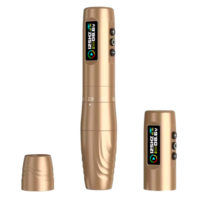 Máquina de Micropigmentación Inalámbrica con Stroke Ajustable y 2 Baterías