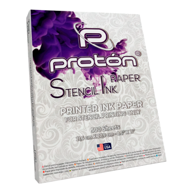 Papel para Impresora de Stencils - Proton Stencil Ink Paper - 500 Hojas