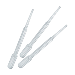 Pipeta de plástico graduada 3 ml - 5uds, 10uds, 25uds