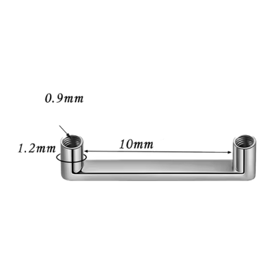 Base Surface Plana de Titanio ASTM F136