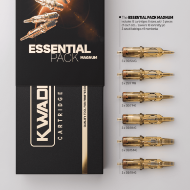CARTUCHOS KWADRON MAGNUM ESSENTIAL PACK 18 PCS