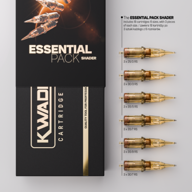 CARTUCHOS KWADRON  SHADER ESSENTIAL PACK 18 PCS