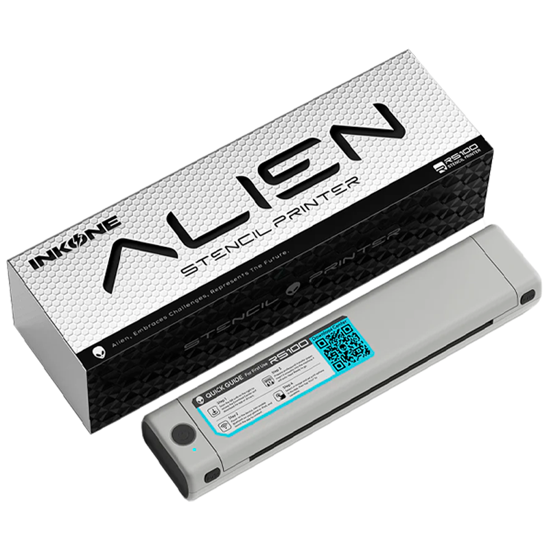 Impresora térmica portátil A4 Inkone RS100 Alien con Bluetooth y USB