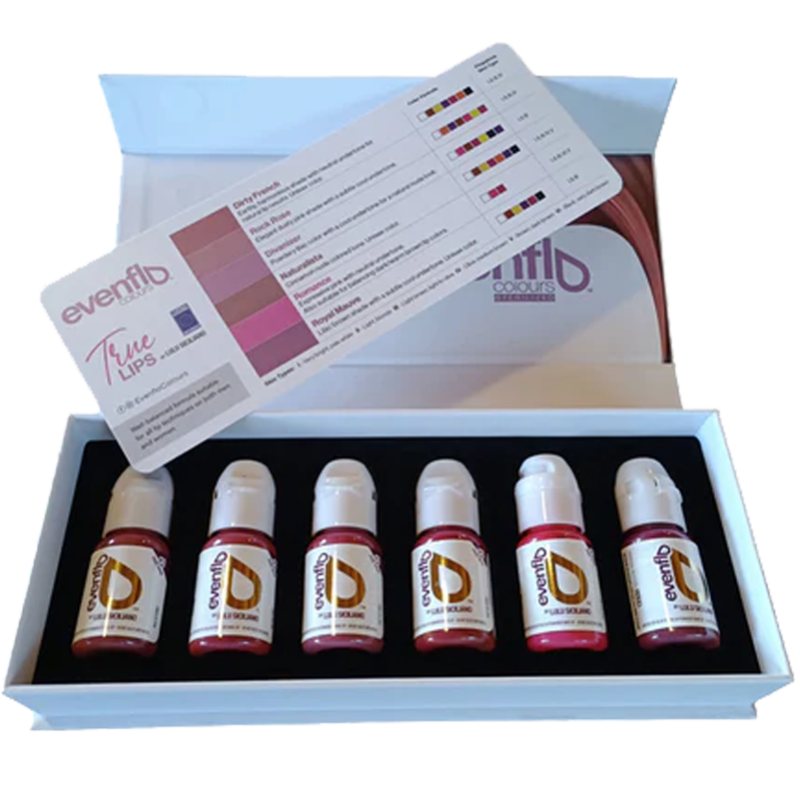 Set Evenflo True Lips by lulu Siciliano 6x15 ml