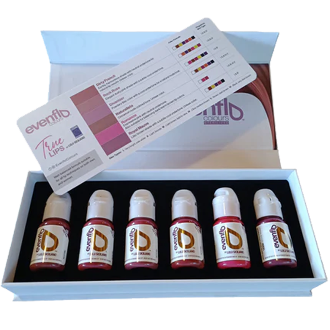 Set Evenflo True Lips by lulu Siciliano 6x15 ml