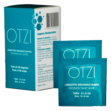 Toallitas desinfectantes Otzi para joyería - 10 uds. / 50 uds.