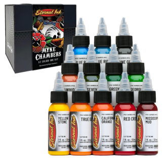 Set de Tintas - Eternal Ink - Myke Chambers - 12 Colores 30ml