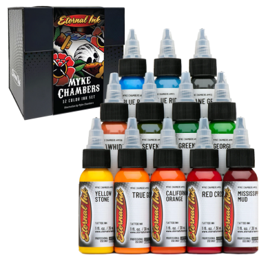Set de Tintas - Eternal Ink - Myke Chambers - 12 Colores 30ml