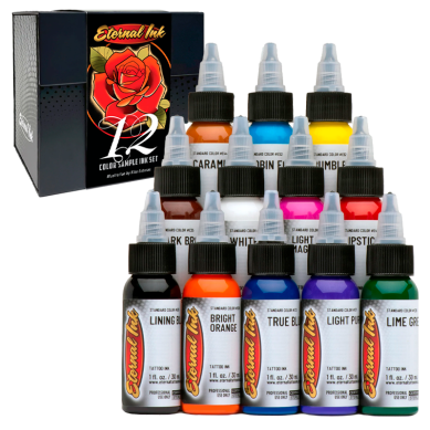 Set de Tintas - Eternal Ink - 12 Colores 30ml