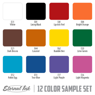 Set de Tintas - Eternal Ink - 12 Colores 30ml