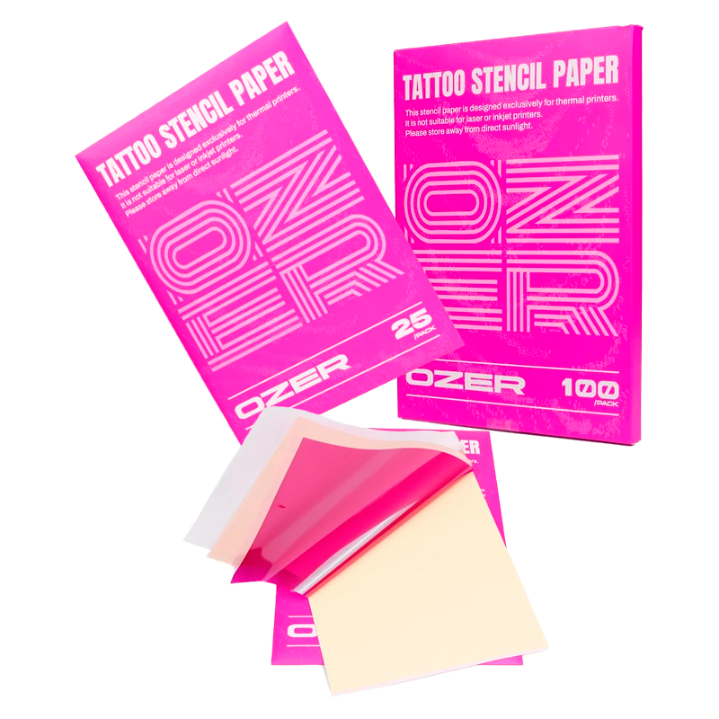Papel Thermal para Plantillas Ozer - Rosa - 25uds / 100uds
