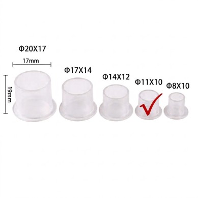 CAPS (S) CON BASE BLANCO 1000 UNIDADES