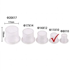 CAPS (S) CON BASE BLANCO 1000 UNIDADES