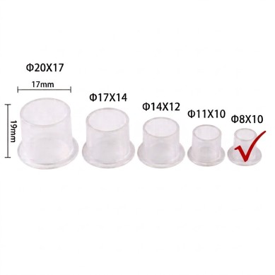 CAPS (XS) CON BASE BLANCO 1000 UNIDADES