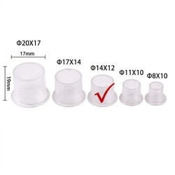 CAPS (M) CON BASE BLANCO 1000 UNIDADES