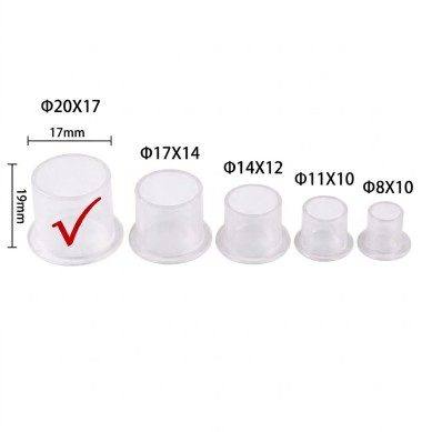 CAPS (XL) CON BASE BLANCO 500 UNIDADES