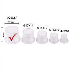 CAPS (XL) CON BASE BLANCO 500 UNIDADES