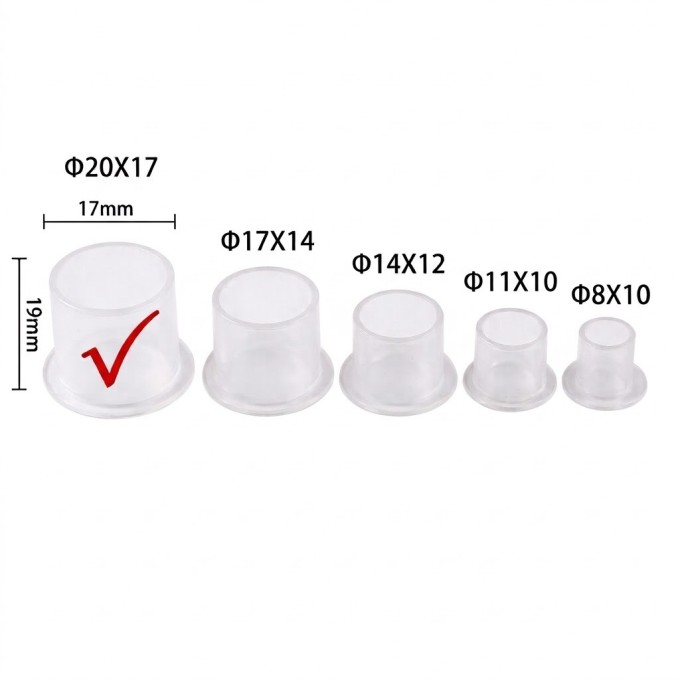 CAPS (XL) CON BASE BLANCO 500 UNIDADES