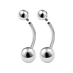 Piercing de Ombligo Rosca Interna Titanio