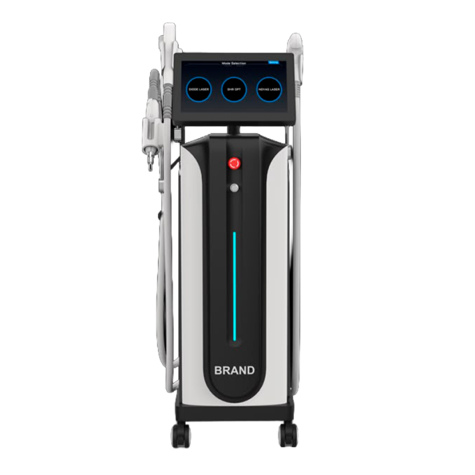 Laser de diodo + SHR + ND:Yag (Depilación y rejuvenecimiento de la piel)