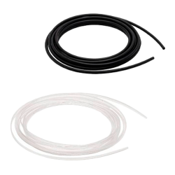 Hilo PTFE blanco / negro para piercing