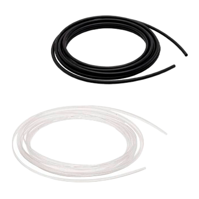 Hilo PTFE blanco / negro para piercing