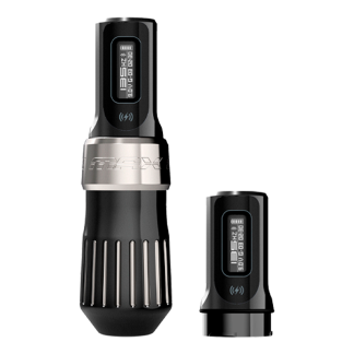 Máquina de tatuar inalámbrica FK Flux Max con 2x PowerBolt II - Darksaber