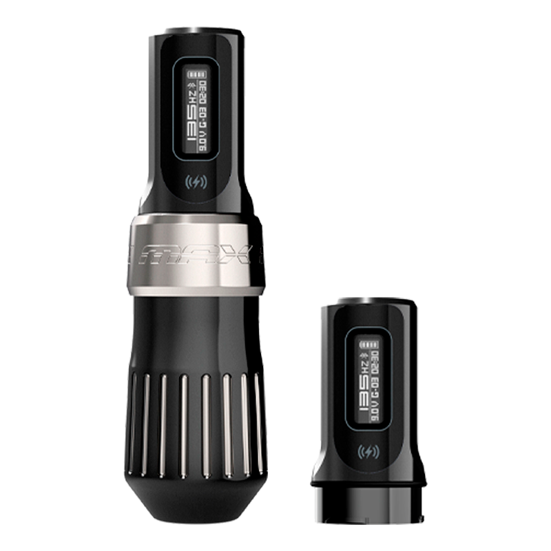 Máquina de tatuar inalámbrica FK Flux Max con 2x PowerBolt II - Darksaber