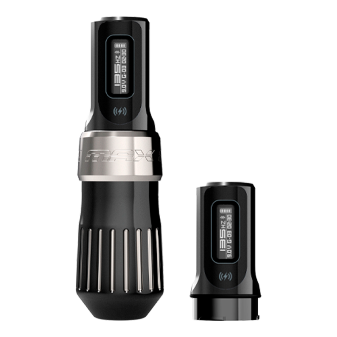 Máquina de tatuar inalámbrica FK Flux Max con 2x PowerBolt II - Darksaber