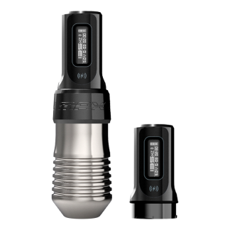 Máquina de tatuar inalámbrica FK Flux Max con 2x PowerBolt II - Lightsaber