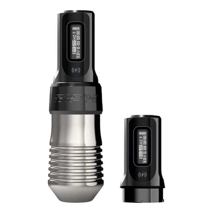 Máquina de tatuar inalámbrica FK Flux Max con 2x PowerBolt II - Lightsaber