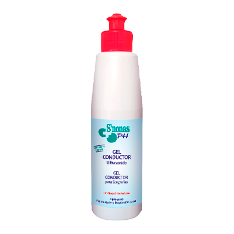 Gel conductor para ultrasonidos / ecografías / depilación láser 250 ML